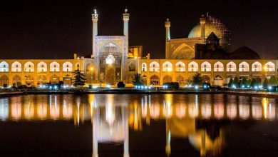 جاهای دیدنی اصفهان در شب میدان نقش جهان